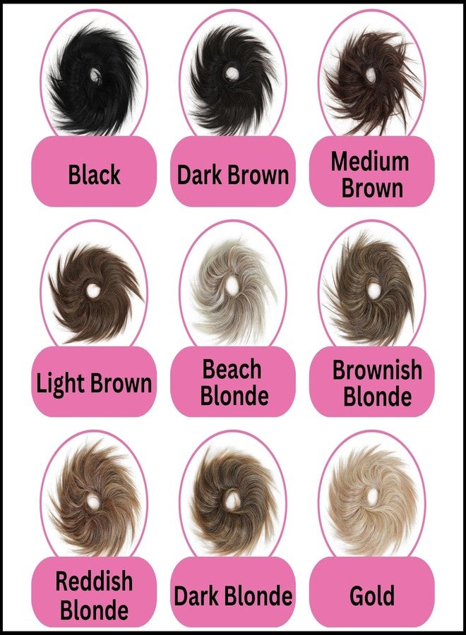 JuvaBun Light Gray Tousled Messy Bun Hair Piece – Updo Hair Pieces Scrunchie for Women, Adds Volume to Thin Hair, Quick Styling, Washable & Soft Natural Look_Llight Gray - Image 5